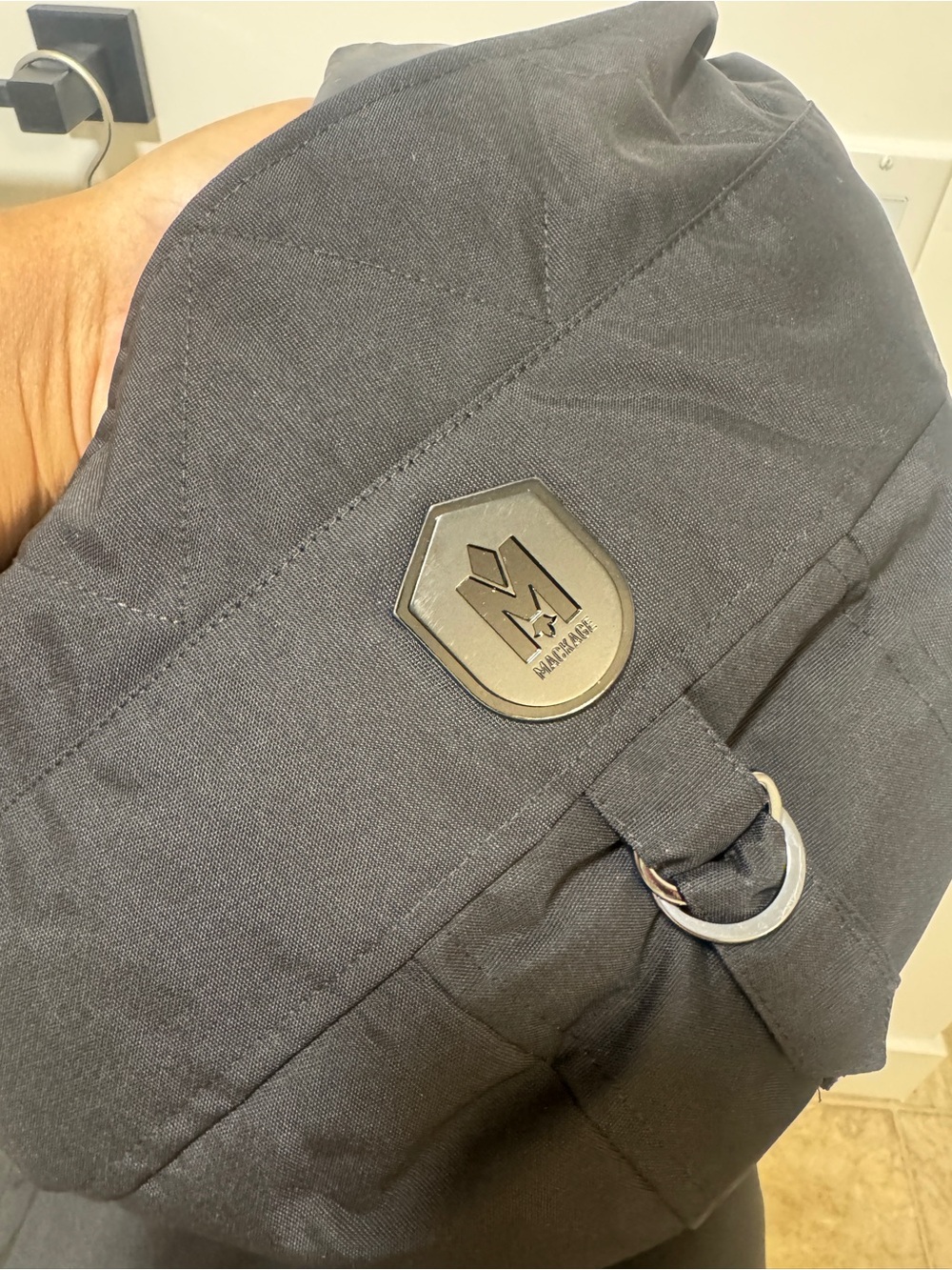 Mackage Men’s Black Dixon Bomber jacket - Picture 5 of 8